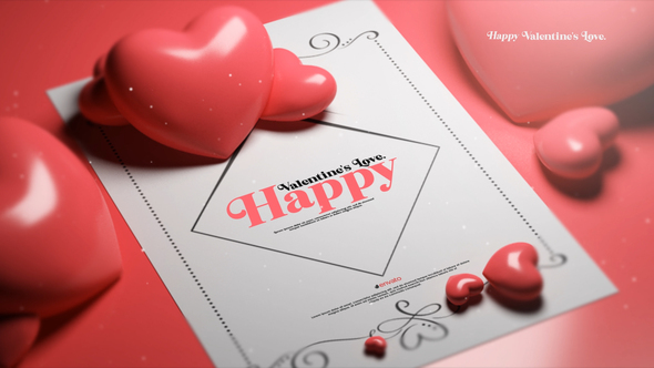 VideoHive Valentines Love Card 49743268