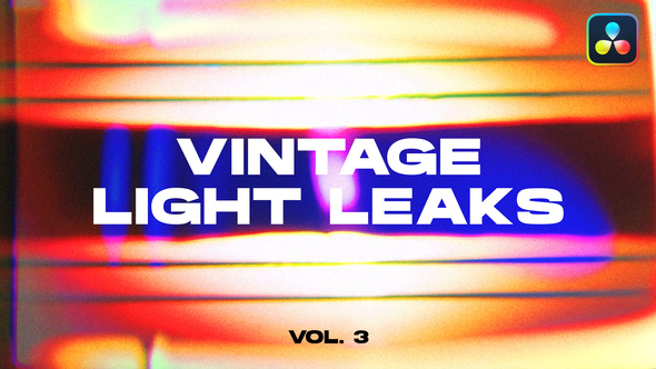 VideoHive Vintage Light Leaks Transitions VOL. 3 | DaVinci Resolve 48988553