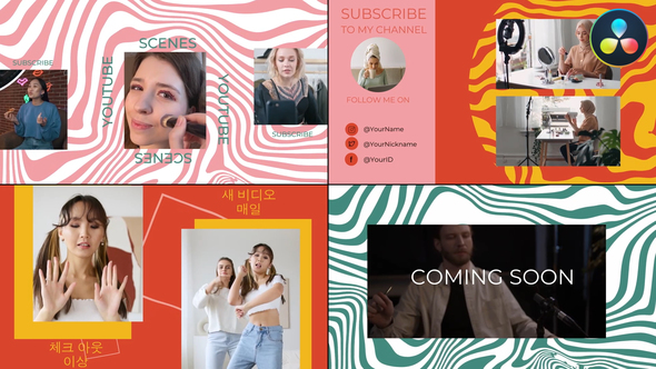 VideoHive Youtube Endscreens for DaVinci Resolve 49598317