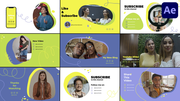 VideoHive Youtube Slides | After Effects 52087220